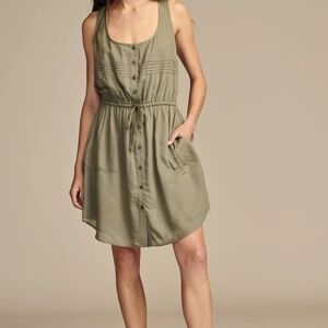 Lucky Brand Olive Green Dress